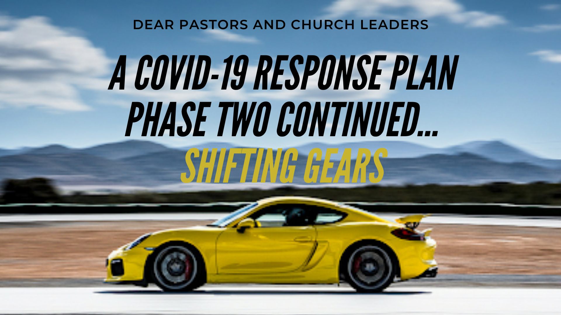 Shifting Gears: From Crisis Response to Strategic Planning